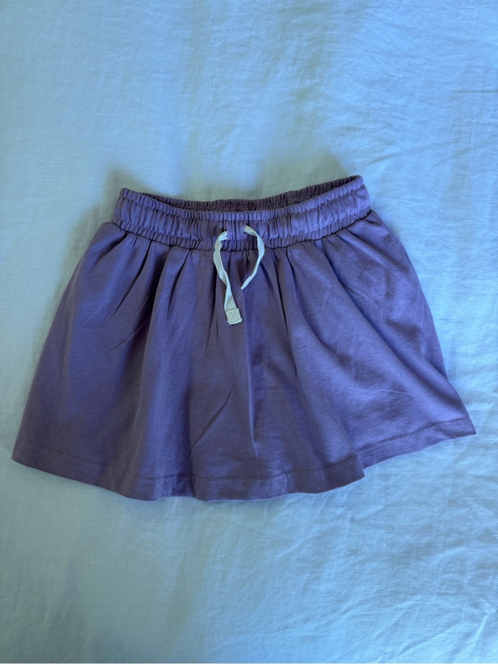 Hanna Andersson Purple French Terry Drawcord Skort - Size US 4